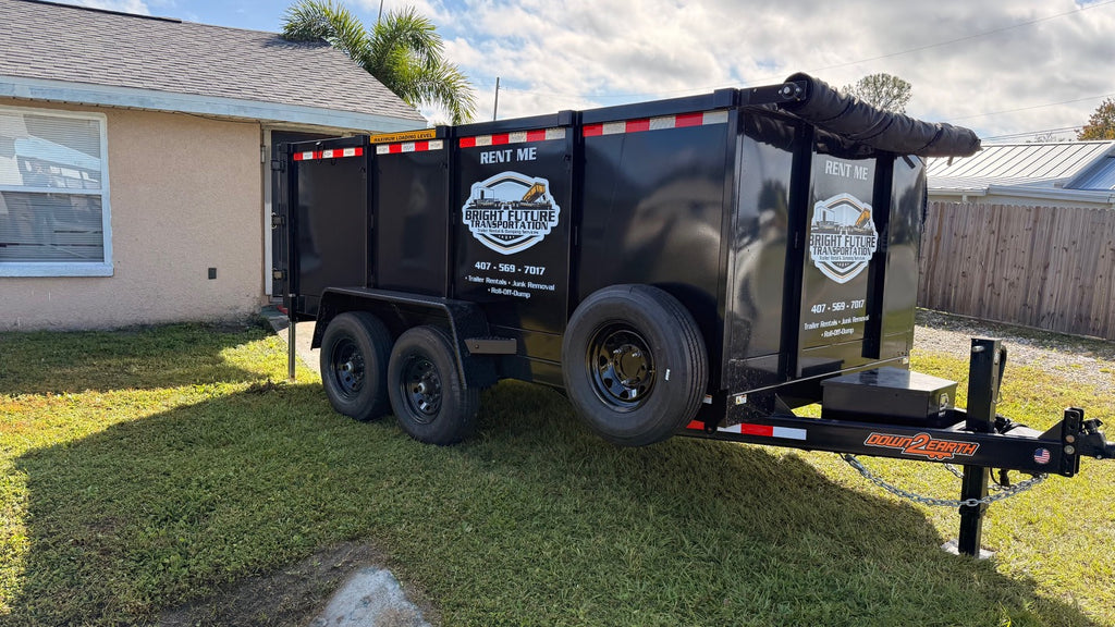 7x14x4 Dump Trailer Rental
